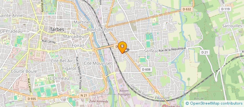 localisation de l'entreprise SCI CENIARFA  SEMEAC