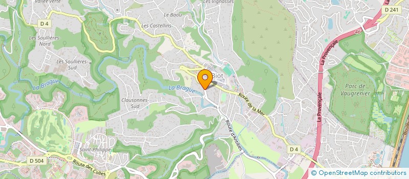 localisation de l'entreprise SCI CENICCOLA  BIOT