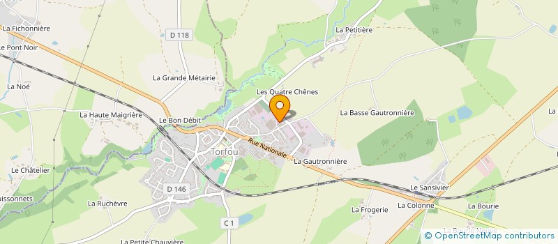 localisation de l'entreprise SCI CENIF à SEVREMOINE