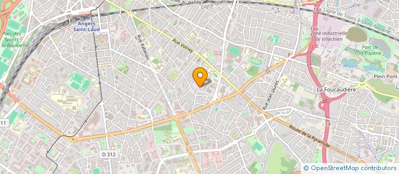 localisation de l'entreprise SCI CENOMANE à ANGERS