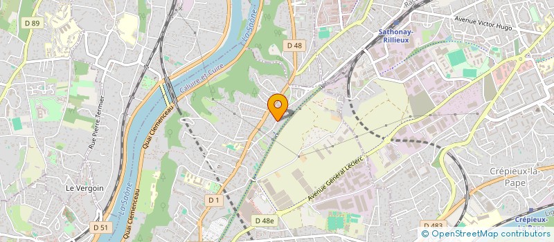 localisation de l'entreprise SCI CENSIER  CALUIRE-ET-CUIRE