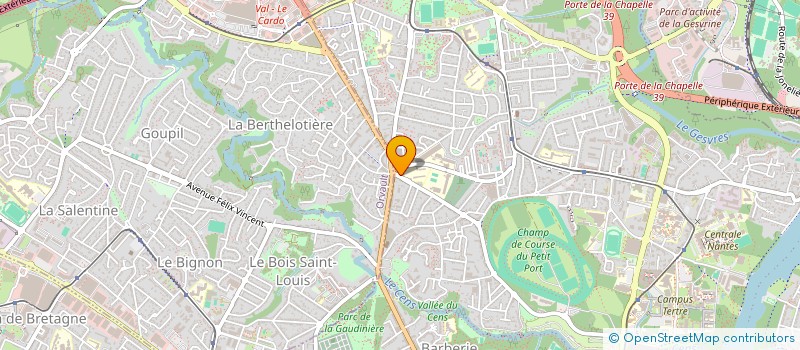 localisation de l'entreprise SCI CENSSIMO à NANTES