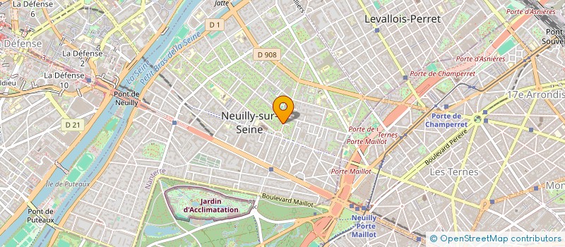 localisation de l'entreprise SCI CENT 17  NEUILLY-SUR-SEINE