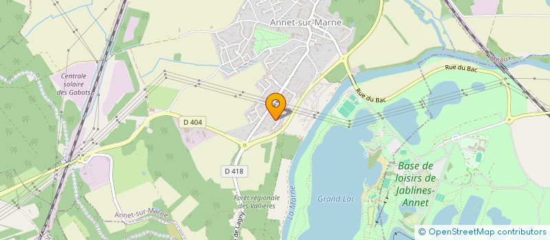 localisation de l'entreprise SCI CENT  ANNET-SUR-MARNE