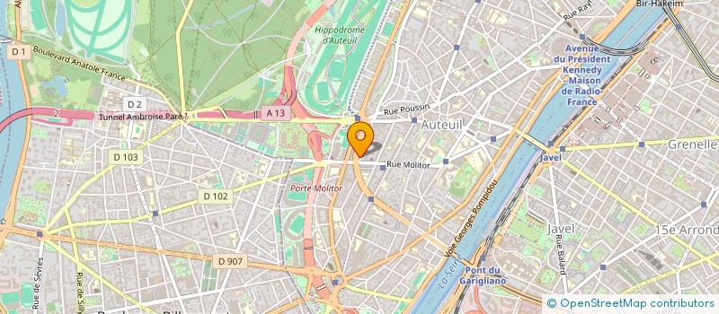 localisation de l'entreprise SCI CENT DIX EXELMANS à PARIS
