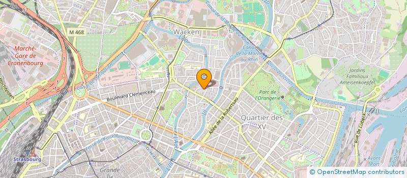 localisation de l'entreprise SCI CENT LES VIEUX  STRASBOURG