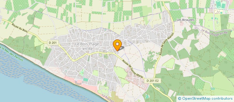 localisation de l'entreprise SCI CENT PATATES  LE BOIS-PLAGE-EN-RE