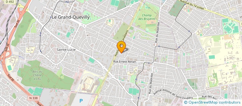 localisation de l'entreprise SCI CENT-TROIS  SAINT-ETIENNE-DU-ROUVRAY