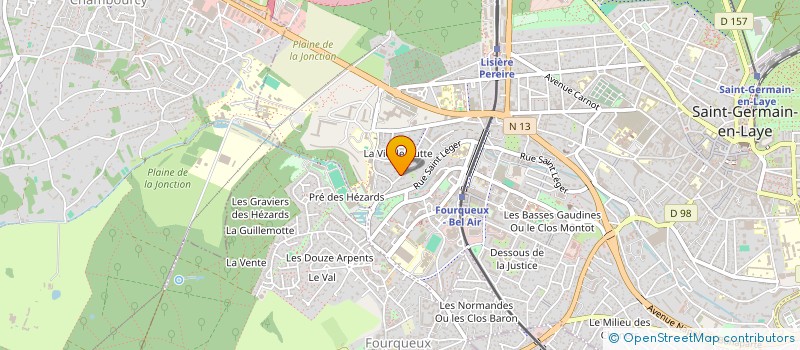 localisation de l'entreprise SCI CENT VINS  SAINT-GERMAIN-EN-LAYE