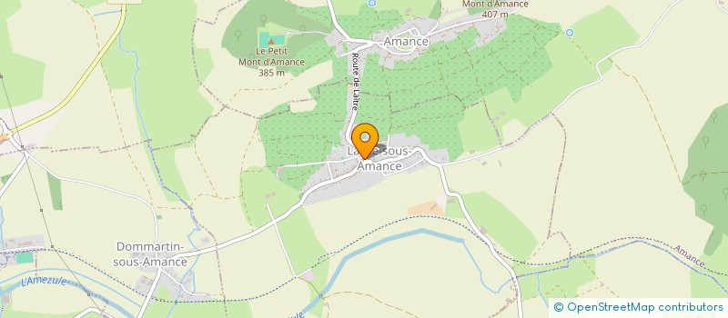 localisation de l'entreprise SCI CENTAUR  LAITRE-SOUS-AMANCE