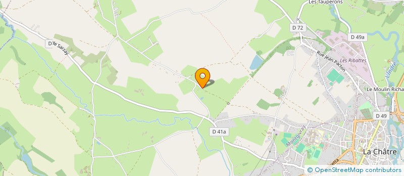 localisation de l'entreprise SCI CENTAURE à MONTGIVRAY