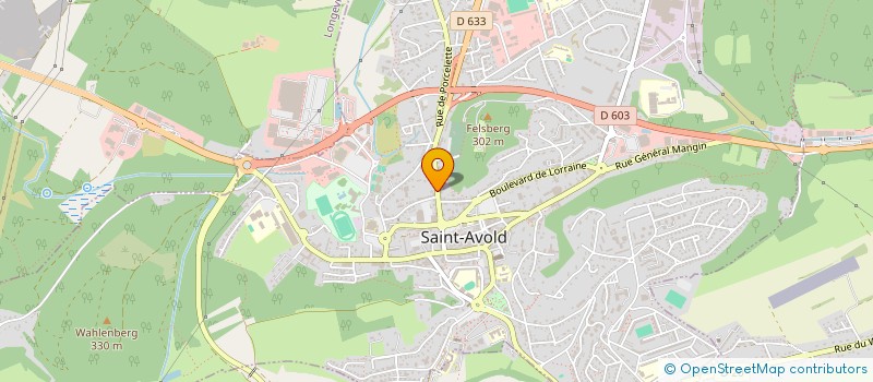 localisation de l'entreprise SCI CENTAURE à SAINT-AVOLD