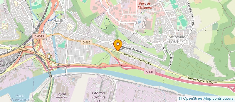 localisation de l'entreprise SCI CENTAURE  GONFREVILLE-L'ORCHER