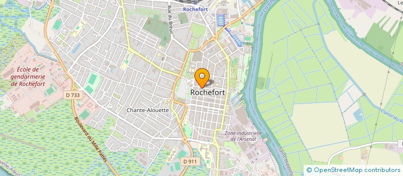 localisation de l'entreprise SCI CENTER  ROCHEFORT