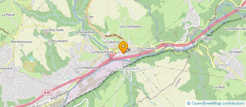 localisation de l'entreprise SCI CENTER IMMO  CHABANIERE