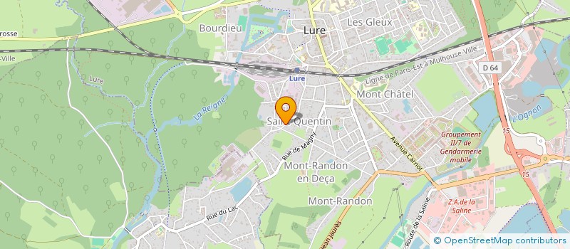 localisation de l'entreprise SCI CENTIAS  LURE