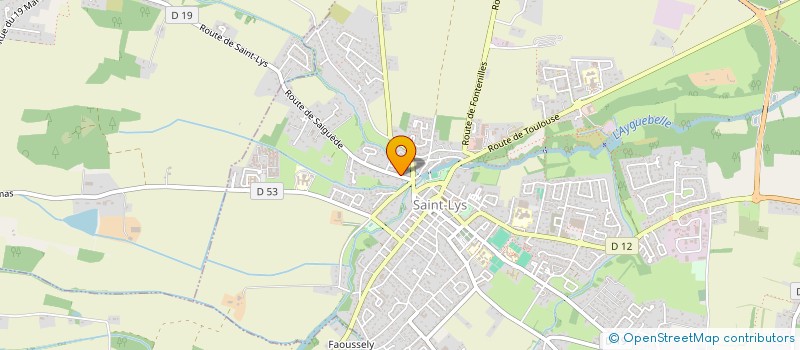 localisation de l'entreprise SCI CENTIMES  SAINT-LYS