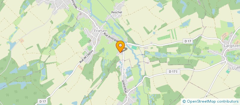 localisation de l'entreprise SCI CENTLIVRE FRERES  FRIESEN