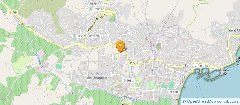 localisation de l'entreprise SCI CENTOR à BORMES-LES-MIMOSAS