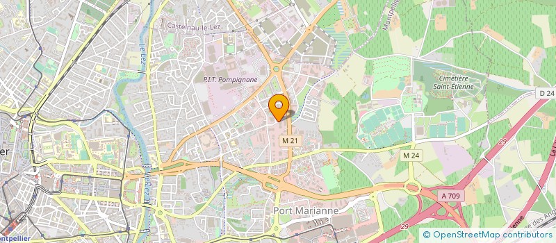 localisation de l'entreprise SCI CENTRAGA à MONTPELLIER