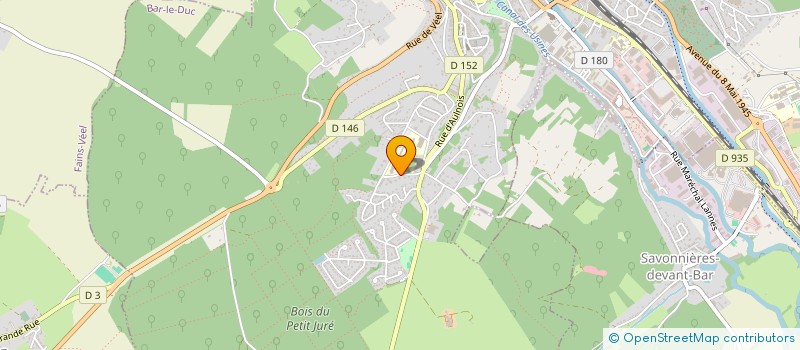 localisation de l'entreprise SCI CENTRAL à BAR-LE-DUC