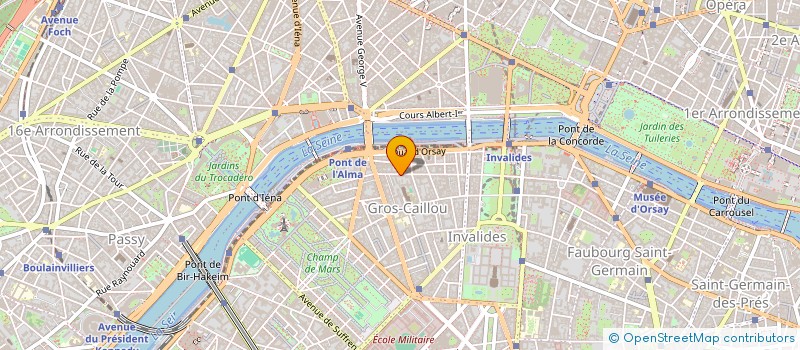 localisation de l'entreprise SCI CENTRAL PARC  PARIS