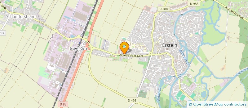 localisation de l'entreprise SCI CENTRAL PARK  ERSTEIN