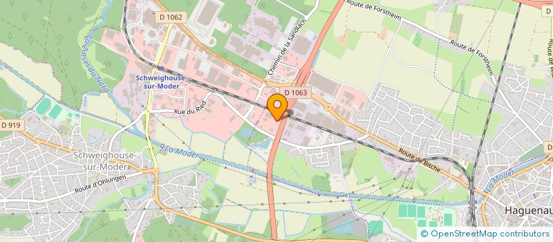 localisation de l'entreprise SCI CENTRAL PATRIMOINES  HAGUENAU