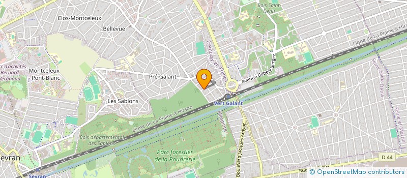 localisation de l'entreprise SCI CENTRALE à VILLEPINTE
