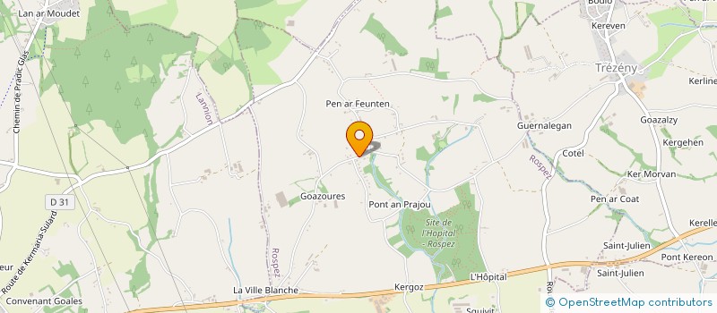 localisation de l'entreprise SCI CENTRALE TAM  LANNION