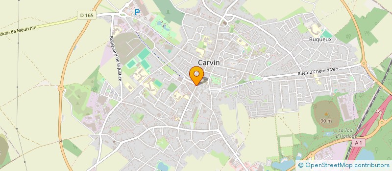 localisation de l'entreprise SCI CENTRE 846  CARVIN