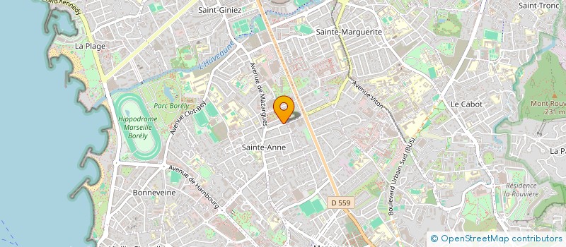 localisation de l'entreprise SCI CENTRE ADASSA à MARSEILLE