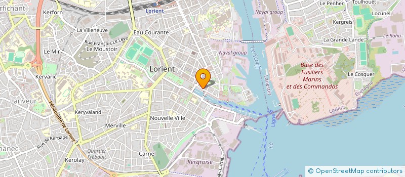 localisation de l'entreprise SCI CENTRE AFFAIRES LE CAPITOLE  LORIENT
