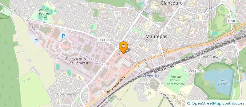 localisation de l'entreprise SCI CENTRE ART CIAL MALMEDONNE à COIGNIERES