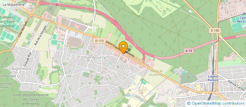 localisation de l'entreprise SCI CENTRE AUTOMOBILE CHAMBOURCY  CHAMBOURCY