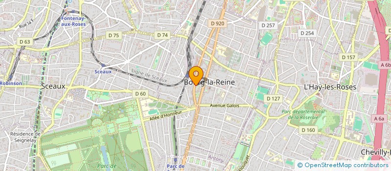 localisation de l'entreprise SCI CENTRE BGSBC à BOURG-LA-REINE