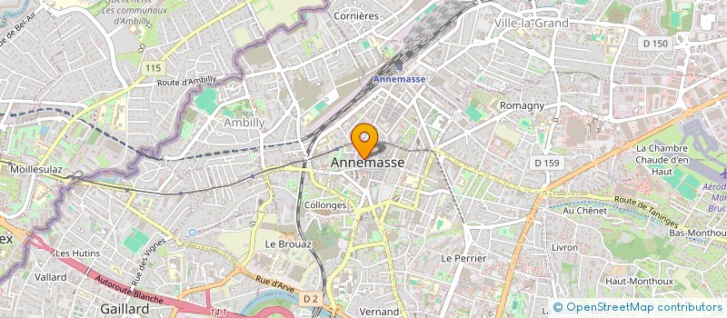 localisation de l'entreprise SCI CENTRE CARDIOLOGIQUE DU LEMAN à ANNEMASSE