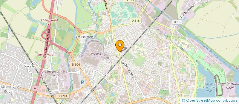 localisation de l'entreprise SCI CENTRE COMMERCIAL DES CLAIRS LOGIS à CHALON-SUR-SAONE