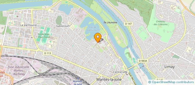 localisation de l'entreprise SCI CENTRE COMMERCIAL MANTES  MANTES-LA-JOLIE