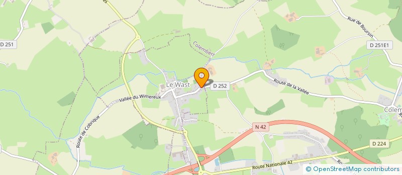 localisation de l'entreprise SCI CENTRE D EXPERTISE  COLEMBERT