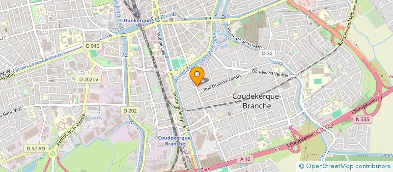 localisation de l'entreprise SCI CENTRE DE MASSO  COUDEKERQUE-BRANCHE