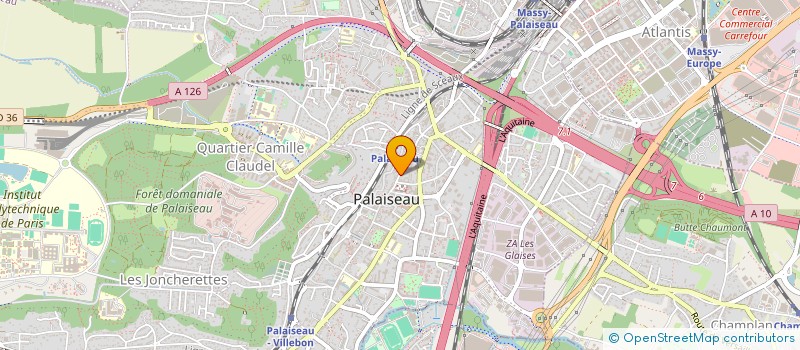 localisation de l'entreprise SCI CENTRE DE PALAISEAU  PALAISEAU