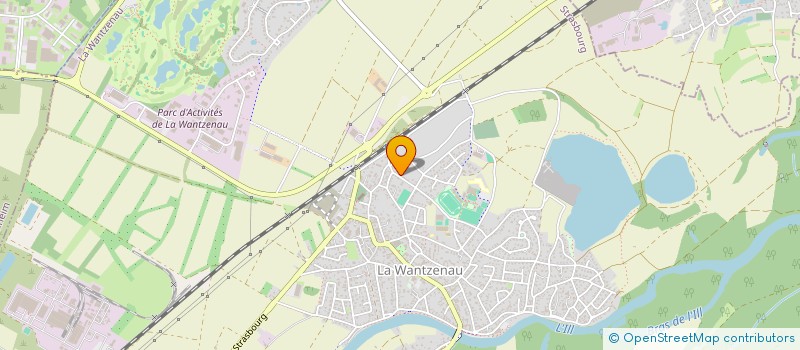 localisation de l'entreprise SCI CENTRE DE SHIATSU ENERGETIQUE  LA WANTZENAU