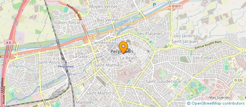 localisation de l'entreprise SCI CENTRE DENTAIRE LE SPIX  PERPIGNAN