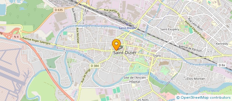localisation de l'entreprise SCI CENTRE DES AFFAIRES à SAINT-DIZIER