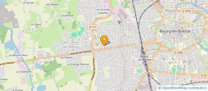 localisation de l'entreprise SCI CENTRE EST MEDITERRANNEE à SAINT-DENIS-LES-BOURG