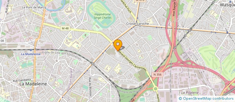 localisation de l'entreprise SCI CENTRE LE JOVINIER à MARCQ-EN-BARŒUL