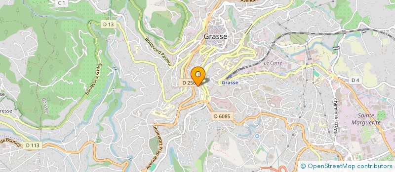 localisation de l'entreprise SCI CENTRE LES FONTAINES PARFUMEES à GRASSE