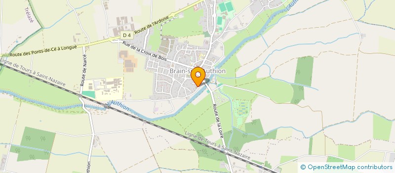 localisation de l'entreprise SCI CENTRE LOUIS DE ROMAIN  LOIRE-AUTHION