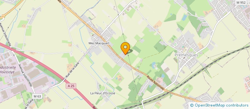 localisation de l'entreprise SCI CENTRE MARQUILLIES  PREMESQUES